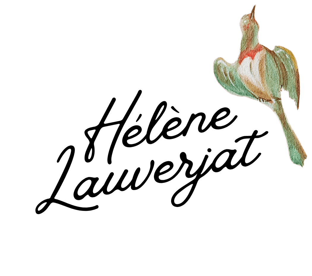 Hélène logo oiseau artiste peintre